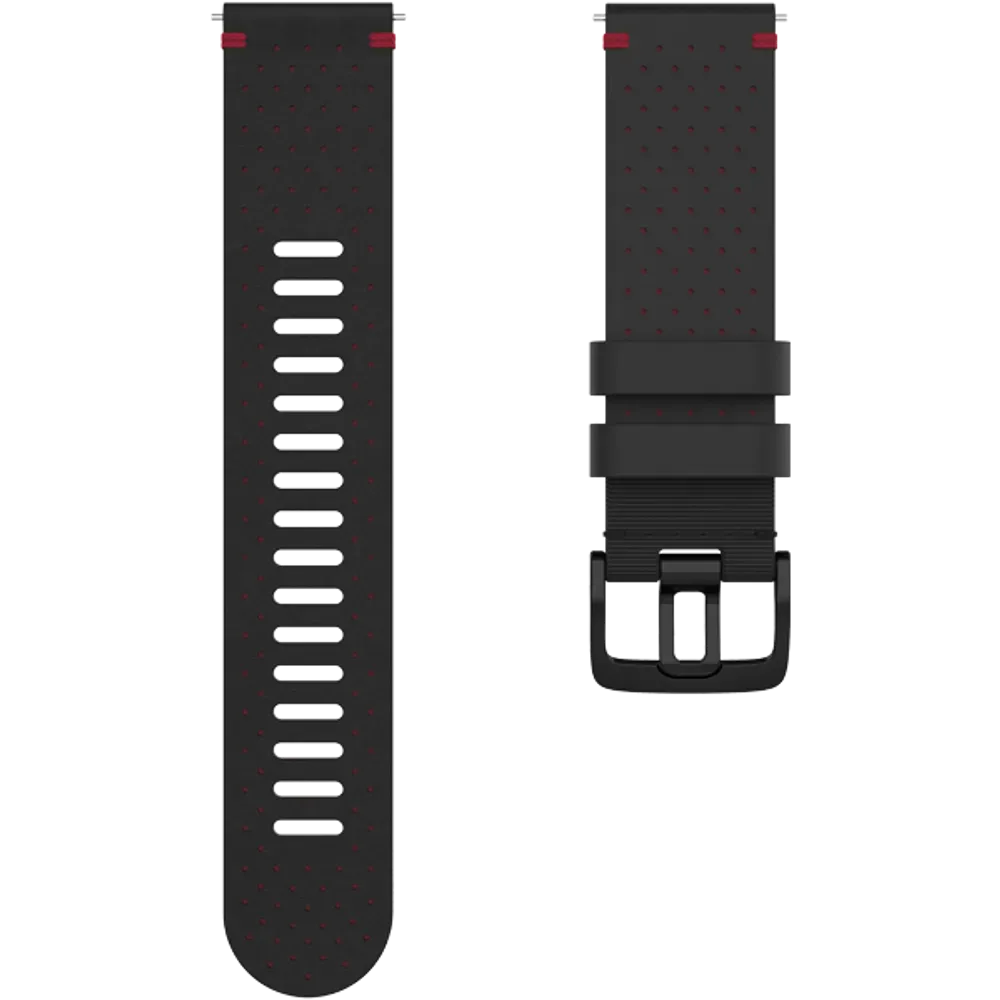 Polar Perforated Leather Wristband, 22mm