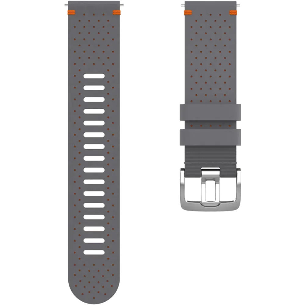 Polar Perforated Leather Wristband, 22mm