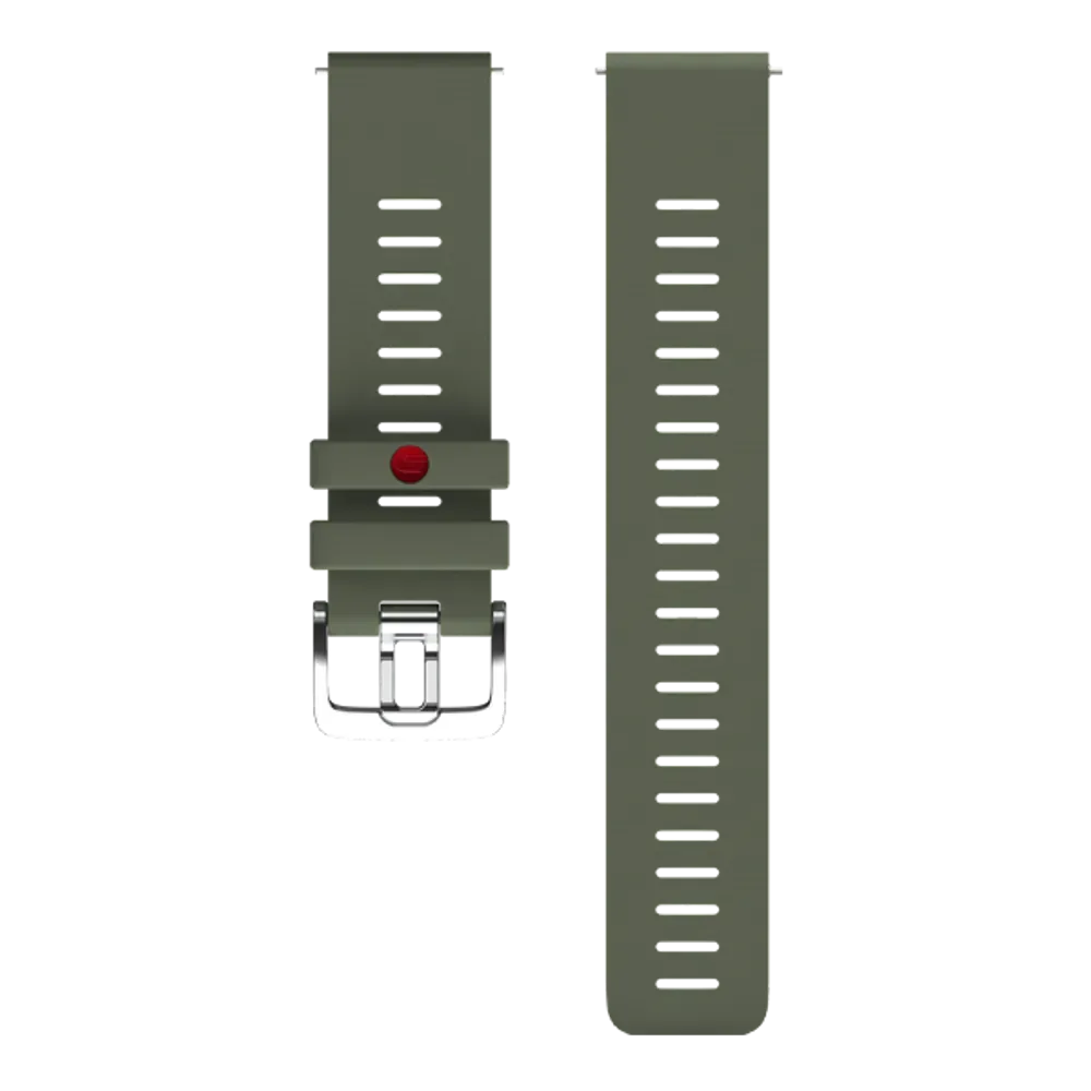 Polar Silicone Wristband, 22 mm